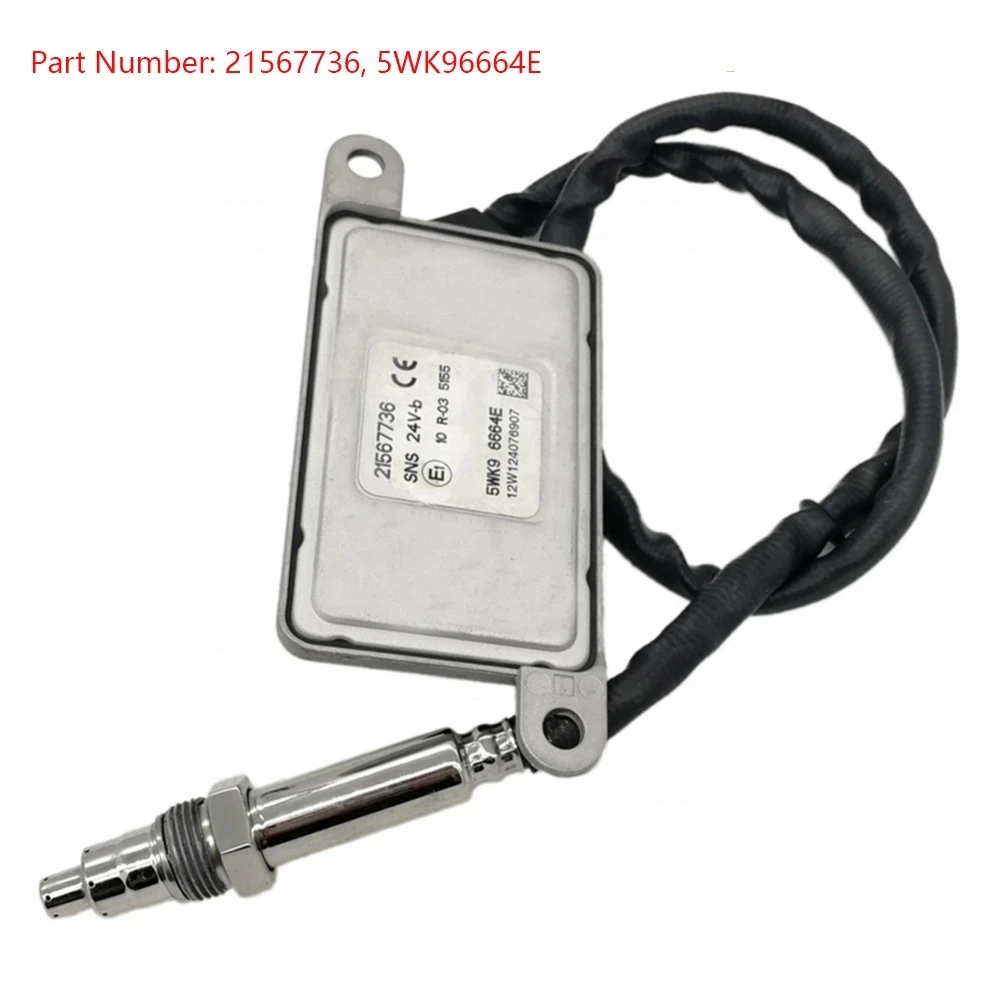

5WK96664E Nitrogen Oxides Sensor Nox Sensor for VOLVO Truck SNS24V Part No# 21567736 5WK9 6664E