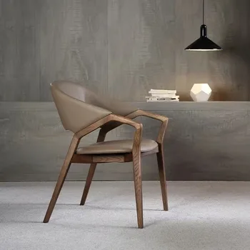 Nordic Italian Minimalist Solid Wood Dining Chair Light Luxury Modern Simple Home Hotel Designer Model Room Chair Retro 1 Nordic Italian Minimalist Solid Wood Dining Chair Light Luxury Modern Simple Home Hotel Designer Model Room Chair Retro 1