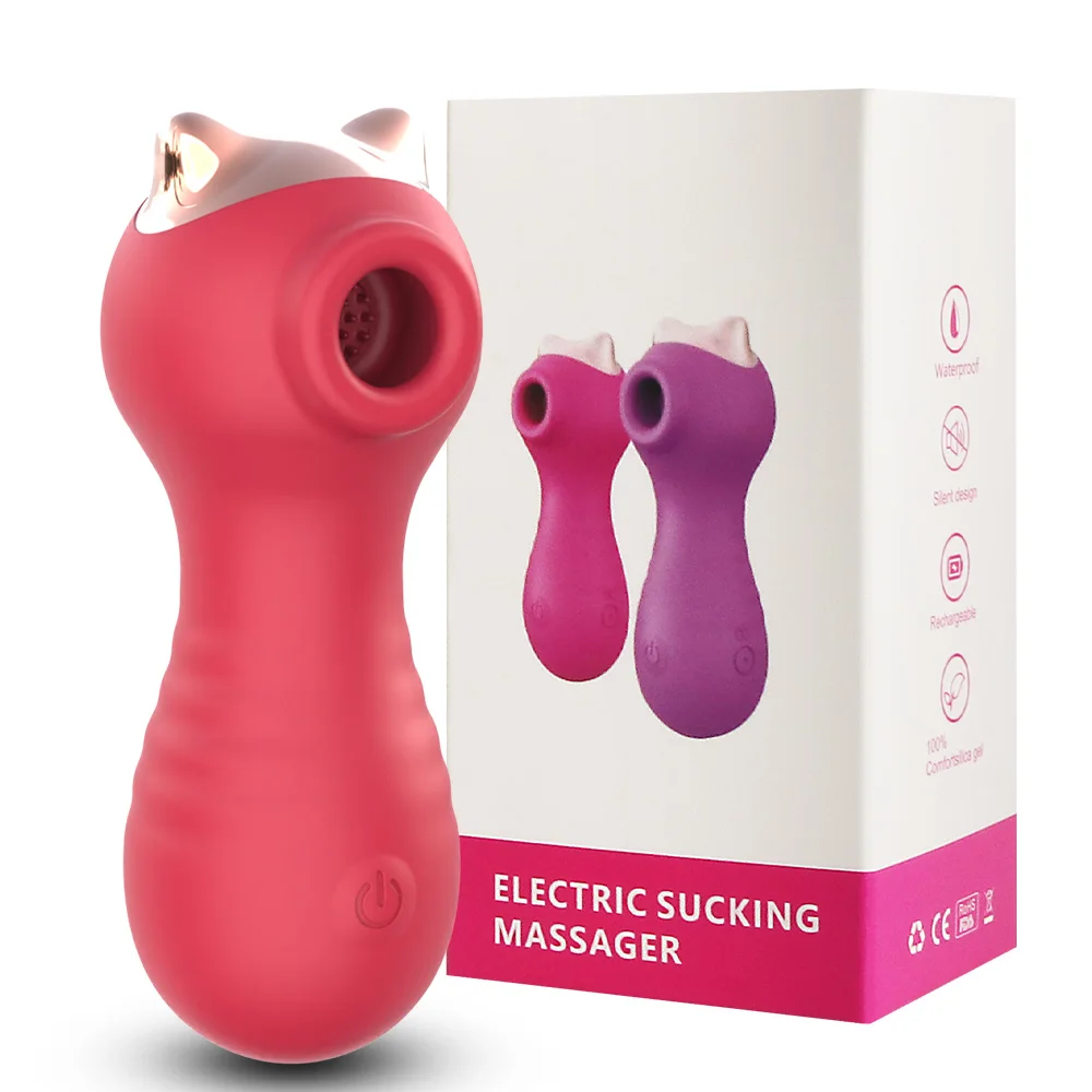 Clitoris Sucker Vibrator Powerful Sucking Vibrator Female Clit Nipple Oral Vacuum Stimulator Massager Adults For Women Sex Toys