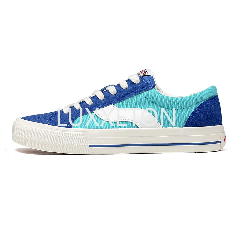 Men Canvas Breathable Vulcanized Shoes Spring New Fashion Student Canvas Non Slip Wear Resistant Thick Soled Casual Sports Shoes 5