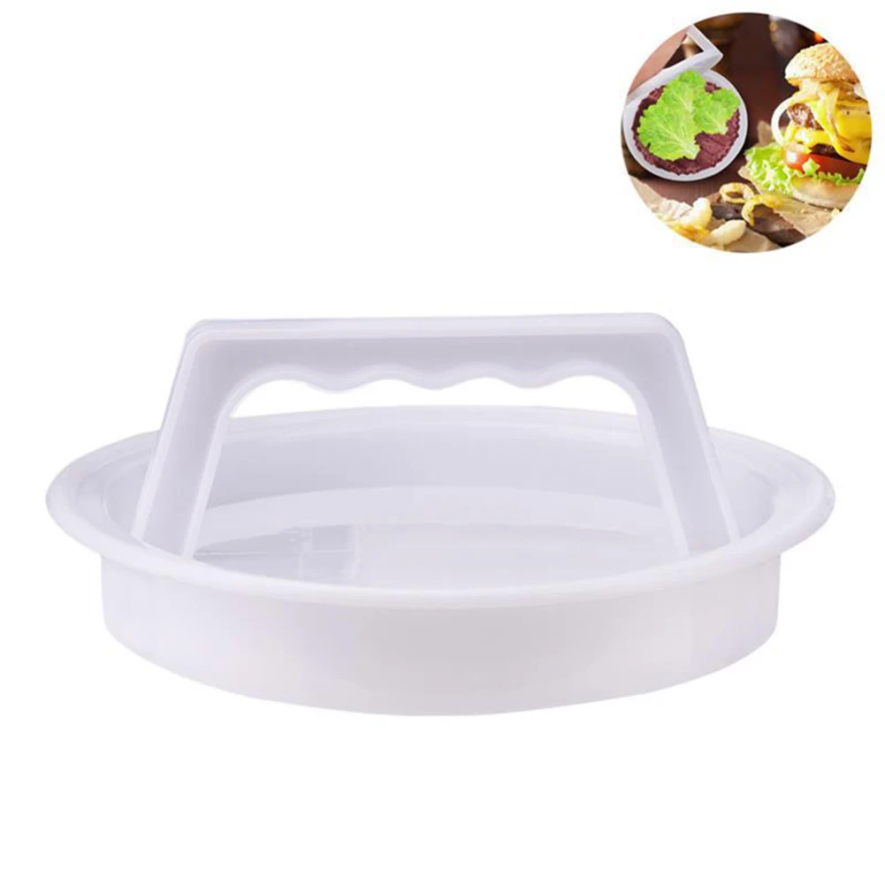 Round Combination Meat Press Plastic Handle Meatloaf Making Mold Durable Easy Cleaning Multifunctional Kitchen Tool Accessories