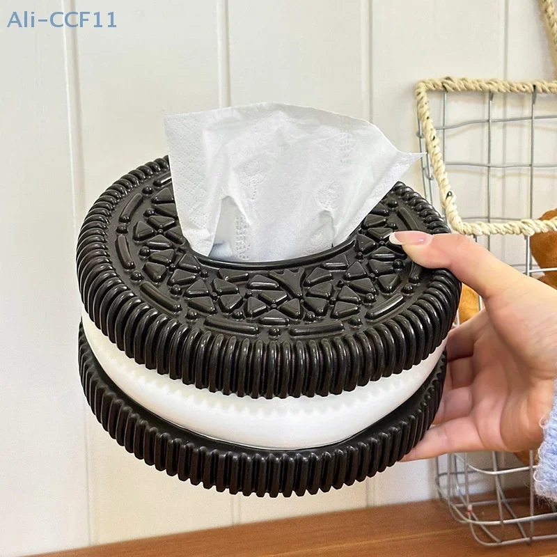 Creative Oreo Style Extractive Paper Box Car and Home living room Bedroom Desktop tissue box Dining Table decoration ornament