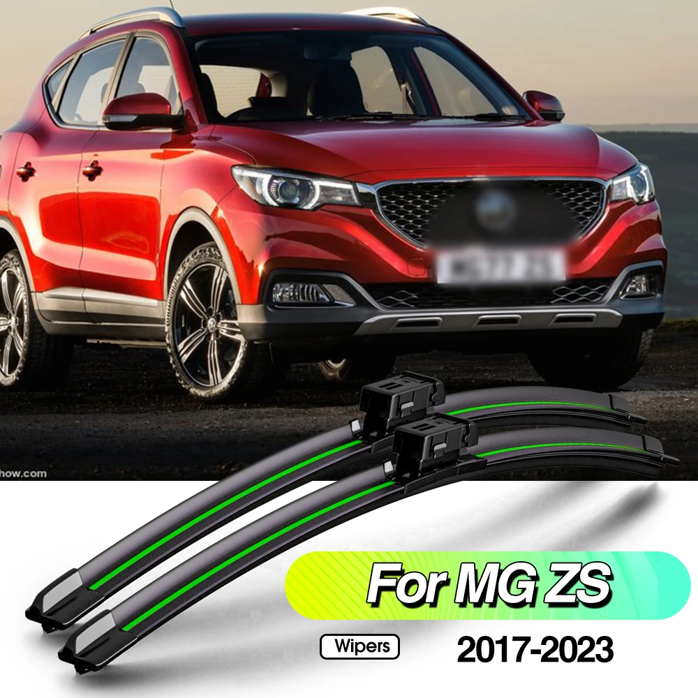 

For MGZS MG ZS 2017-2023 2pcs Front Windshield Wiper Blades Windscreen Window Accessories 2018 2019 2020 2021 2022