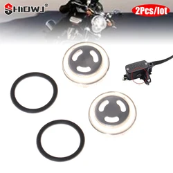 2Pcs/lot Universal 18mm Motorcycle Sight Glass Oil Sight Glass With Seal For Brake Pump Brake Cylinder Motorcycle Modified Parts