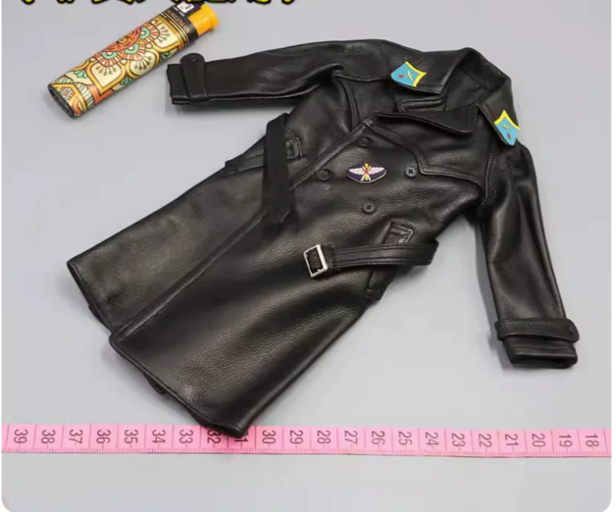 

AL100041 1/6 Soldier Leather Flight Coat Model for 12'' Pilot