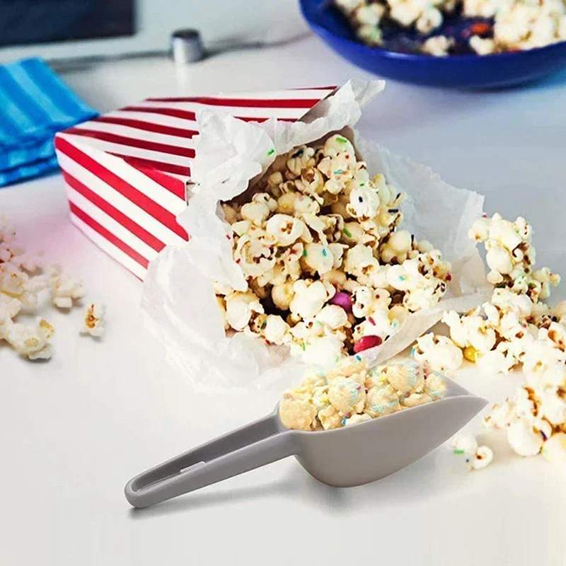 3Pcs/set Plastic Ice Shovel for Candy Dessert Grain Flour Measuring Scoop Serving Kitchen Bar Gadgets Accessories