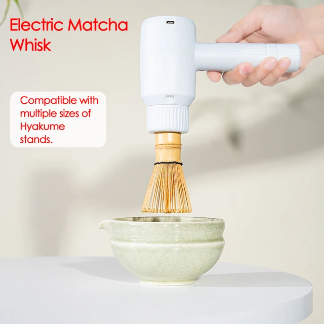 Dispositif Matcha électrique à fouetter rapidement, outil de démarrage à un bouton pour mélangeur Matcha, magasin de boissons, outils de fabrication de thé à faire soi-même 1