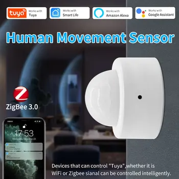 Tuya Zigbee Motion Sensor Human Movement Infrared Motion Sensor PIR Motion Detector Anti Theft Tuya App Control Smart Life 1
