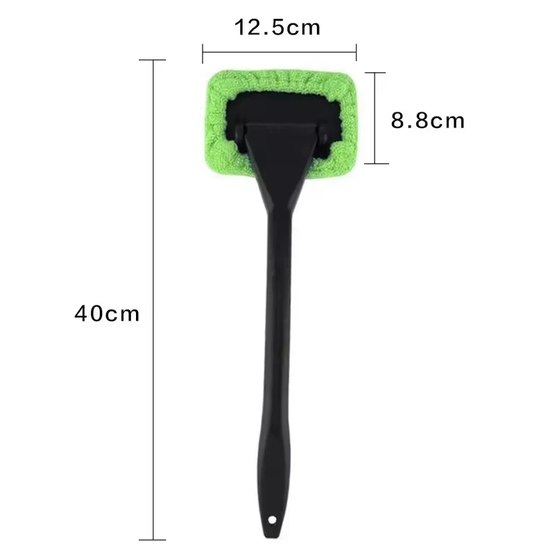 Car Window Cleaner Brush Auto Interior Glass Wash Wiper Multi Functional Household Glass Cleaning Brush Reusable Cloth Pad 6