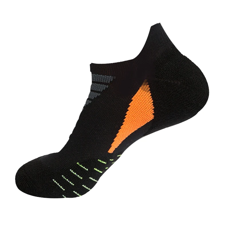 6 Pairs Mens Athletic Ankle Socks Anti-slip Breathable No Sweat Sports Socks Marathon Basketball Summer Running Sock  Men