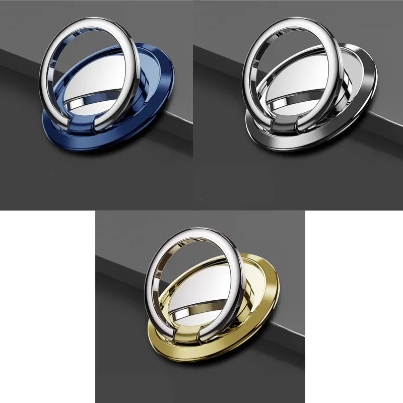 Multi-Pack Finger Ring Holder Stand Grip for Mobile Phones - Magnetic Mount Compatible