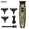 WAIKIL Professional Men's Retro Electric Hair Clipper Oil Head Electric Push Clipper USB Rechargeable Cordless Digital Trimmer 1