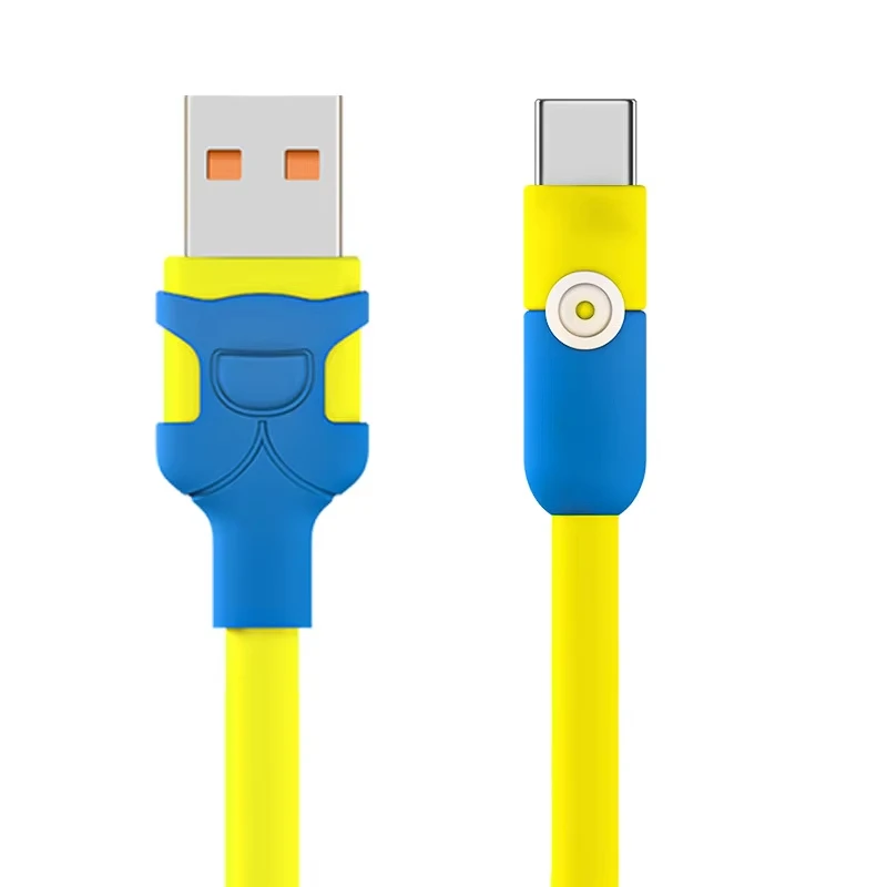 ตัวเลือกสินค้า สายชาร์จ USB-C ซิลิโคนนุ่ม 6A ชาร์จเร็ว Samsung Huawei Xiaomi