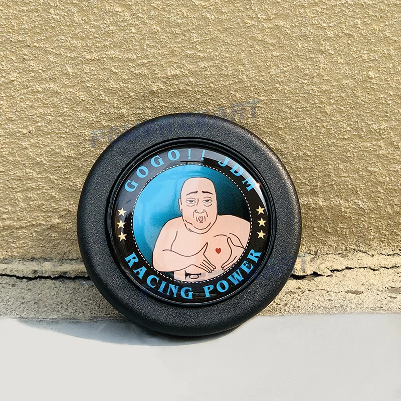 Jdm Styling Racing Car Sport Steering Wheel Universal Horn Button Cover