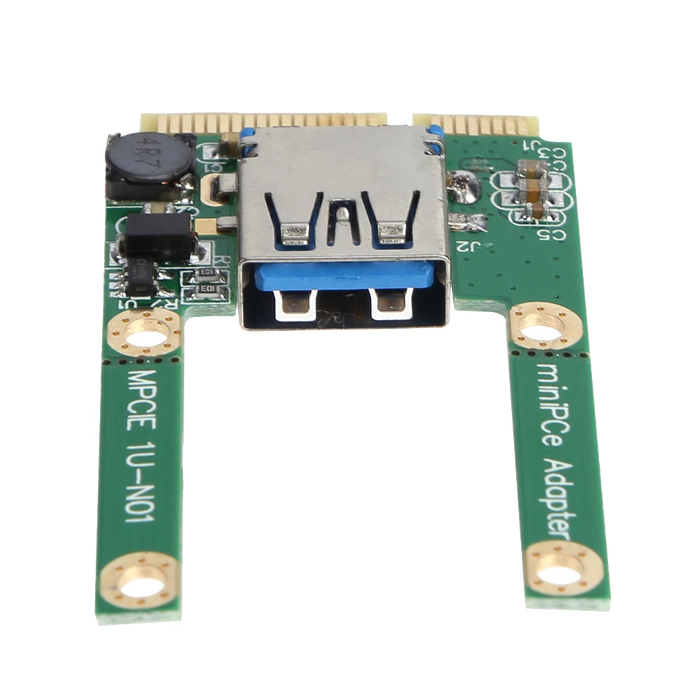 미니 PCI-E 에서 USB3.0 PCI 익스프레스 어댑터 카드, PCIe to USB 3.0 컨버터 라이저 카드, 노트북용 나사 피팅 포함