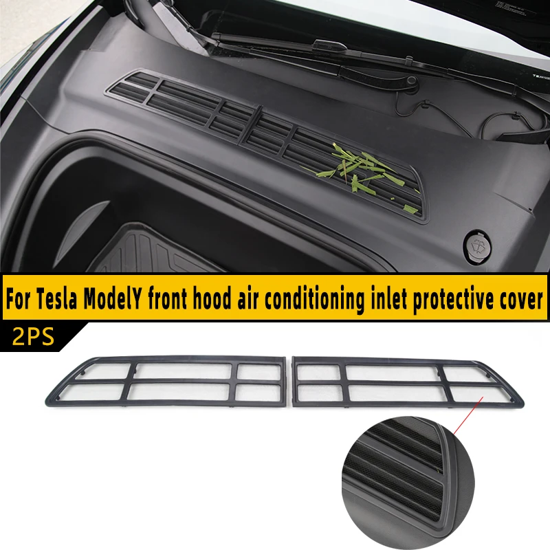 

For Tesla 2021 2022 Model Y Conditioning Air Intake Cabin Debris Filter Air inlet Vent Grill Covers protective cover Accessories