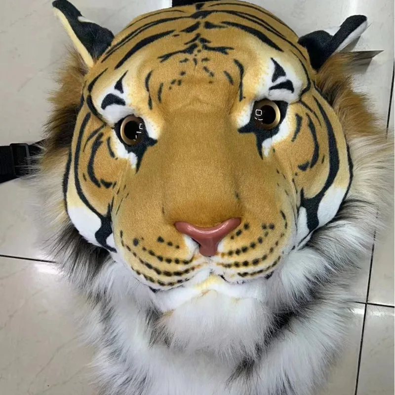 Plush Bag Shoulder Backpack Creative Trend Tiger Handbags For Women Casual High-Quality Messenger Versatile Luxury Crossbody