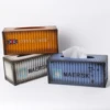 Metal Paper Towel Holder Tissue Boxes Toilet Paper Dispenser Paper Towels Holder Countertop Tissue Box Paper Storage Box 1