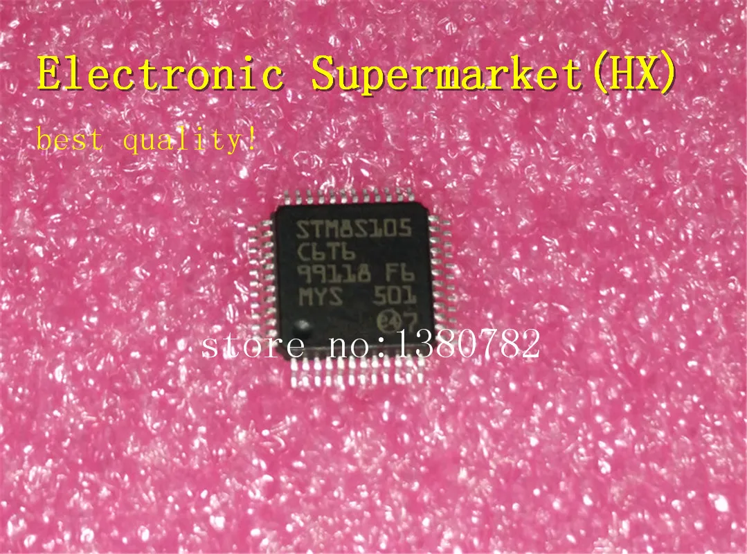 

Free Shipping 20pcs/lots STM8S105C6T6 STM8S105 TQFP-48 New original IC In stock!