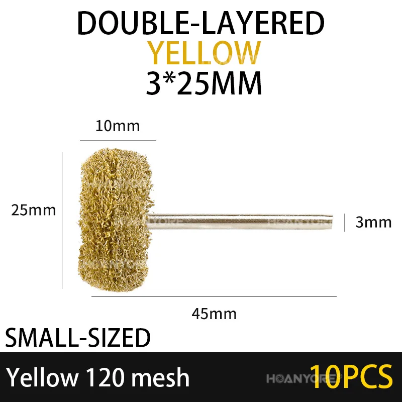 Yellow 3x25 10pcs