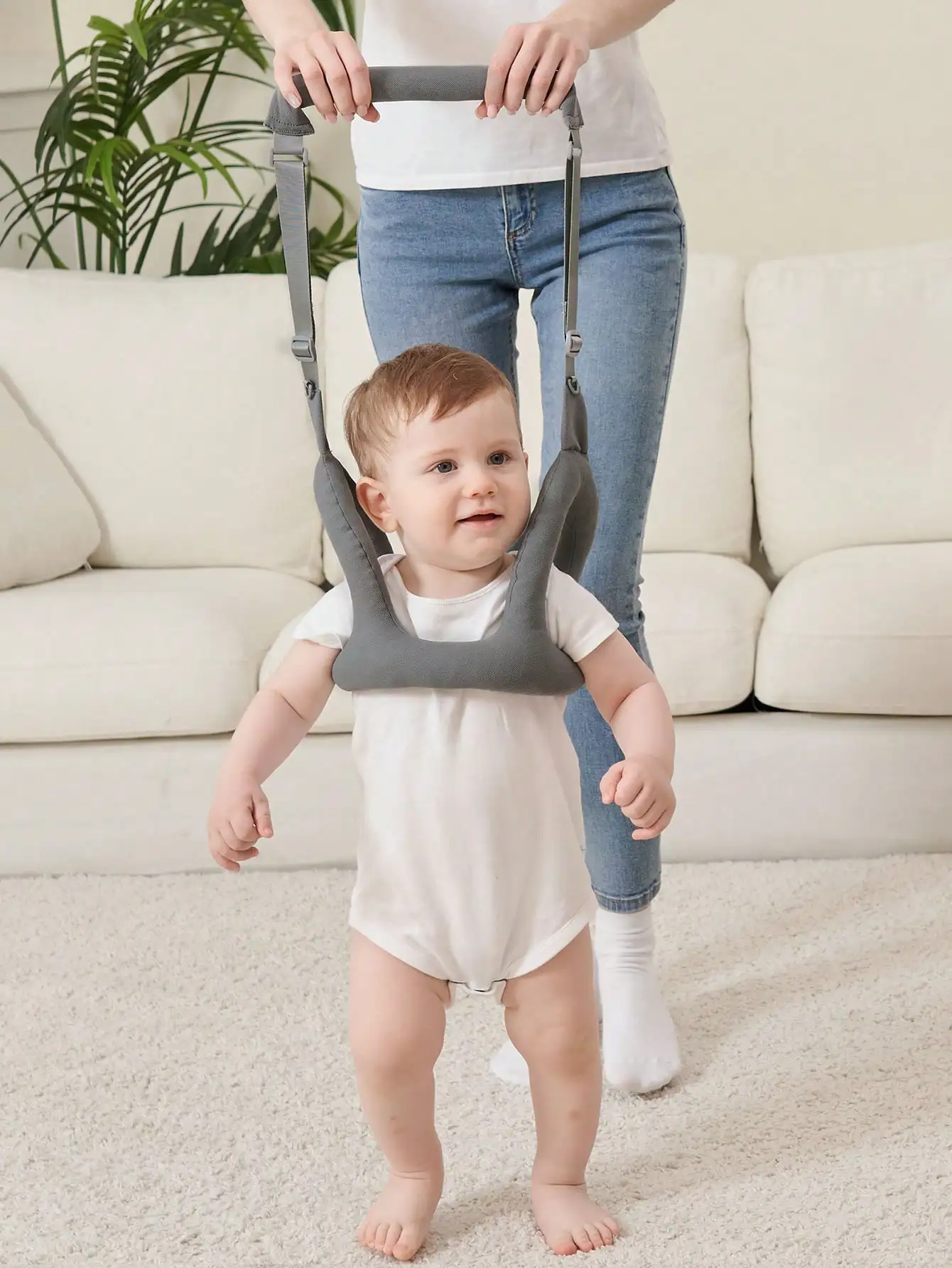 Baby Walking Harness - Handheld Kids Walker Helper - Toddler Infant Walker Harness Assistant Belt - Help Baby Walk 5