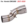 Escape Motorcycle Mid Connect Tube Middle Link Pipe Stainless Steel Exhaust System For Honda CBR1000 2017-2020