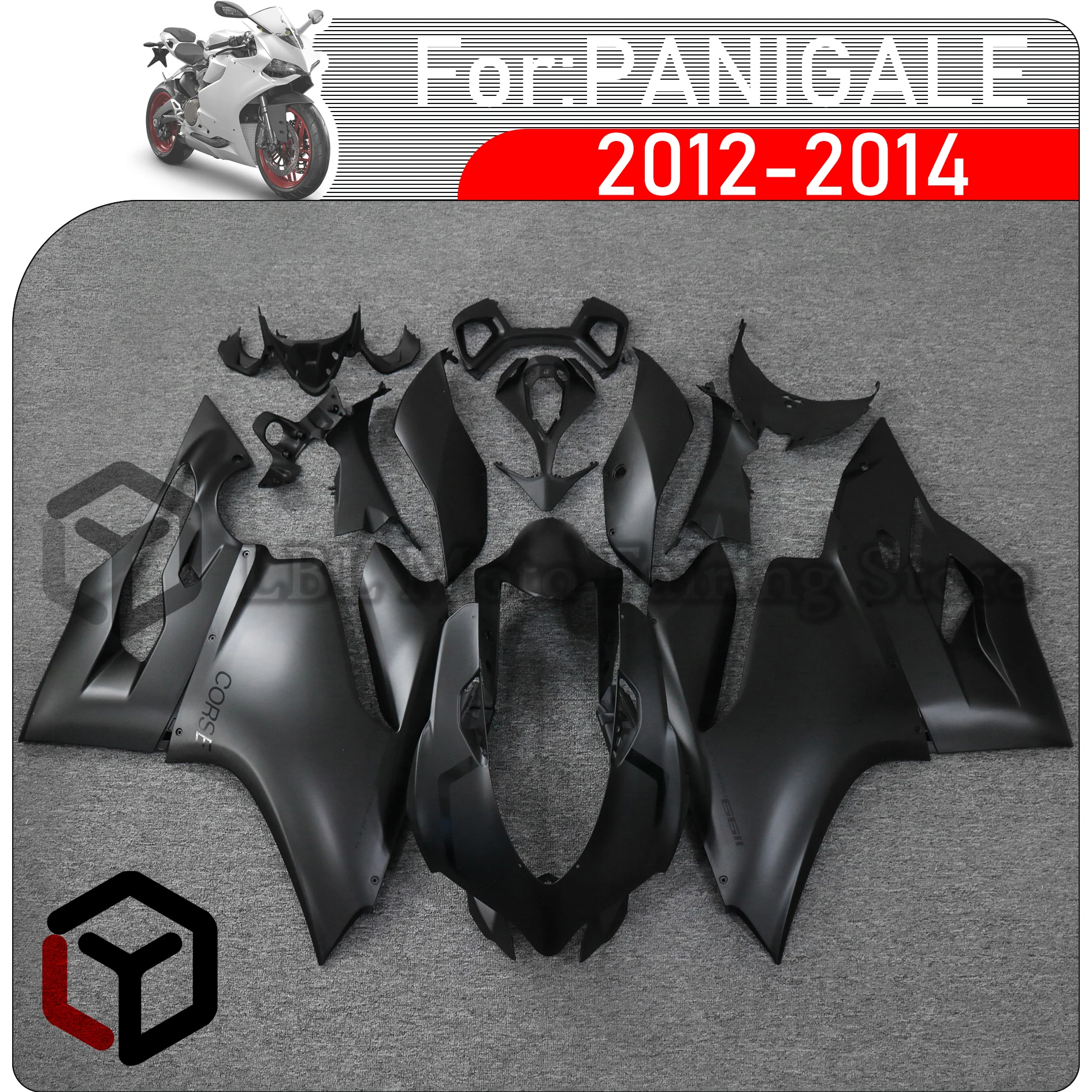 

Motorcycle Fairings Kit Fit For Ducati 899 1199 Panigale 2012 2013 2014 Bodywork Set High Quality ABS Injection Full Fairing