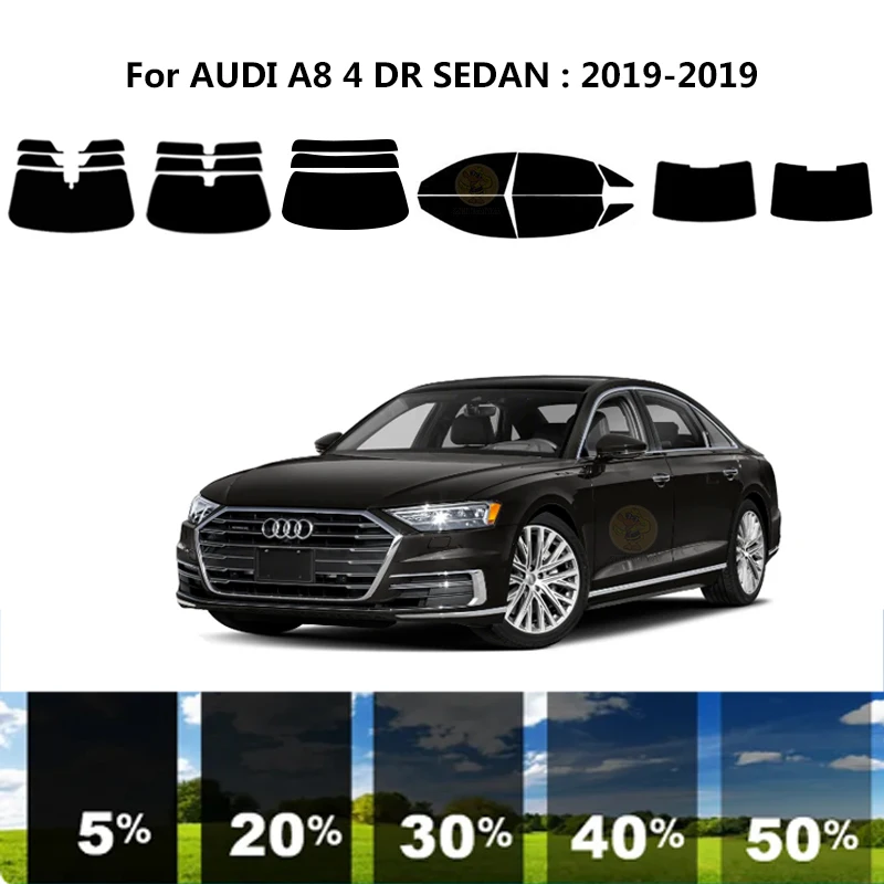

Precut nanoceramics car UV Window Tint Kit Automotive Window Film For AUDI A8 4 DR SEDAN 2019-2019