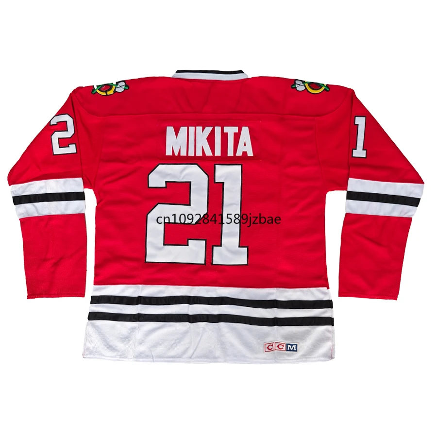 Ice Hockey Jerseys Stan Mikita Jersey American Chicago Retro Ice Hockey Jerseys 19 Jonathan Toews Jersey 88 Patrick Kane All Stitch Us M-3XL