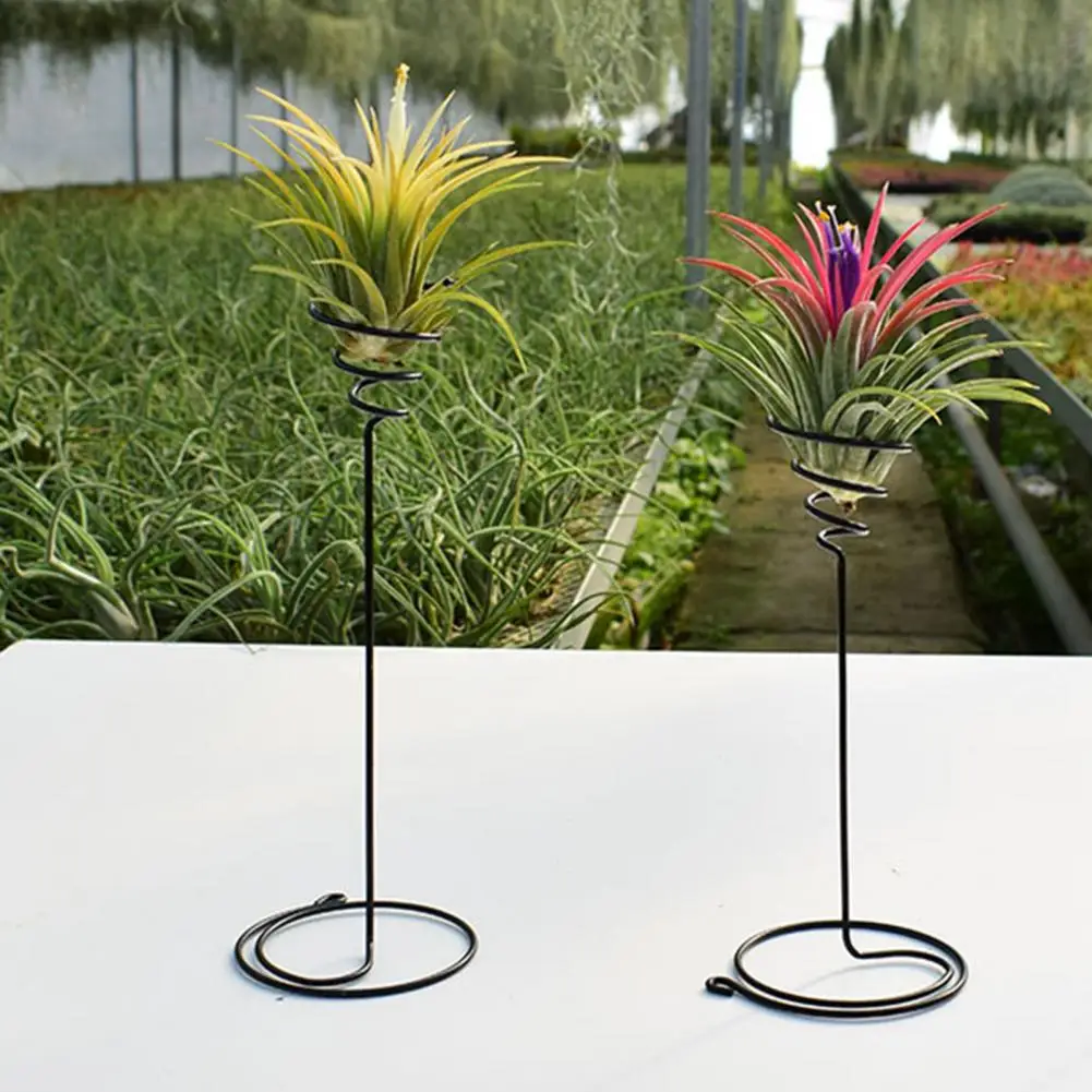 Flower Stand Spiral Design Iron Art Air Pineapple Rack Green Plant Display Holder Decoration Home Decoration