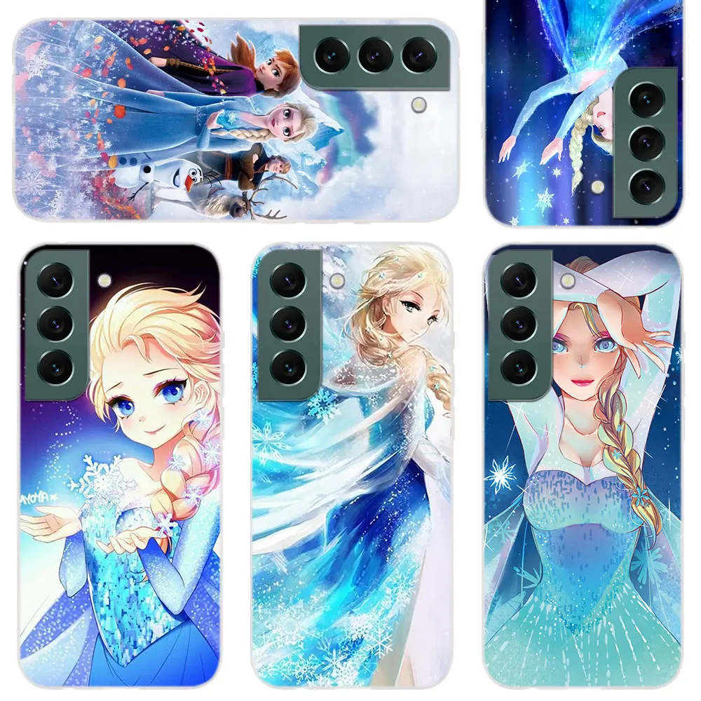 

Silicone Soft Phone Case For Samsung Galaxy S22 S21 5G S20 Ultra S10 S9 S8 Plus Lite E Coque Cover Disney prensesleri
