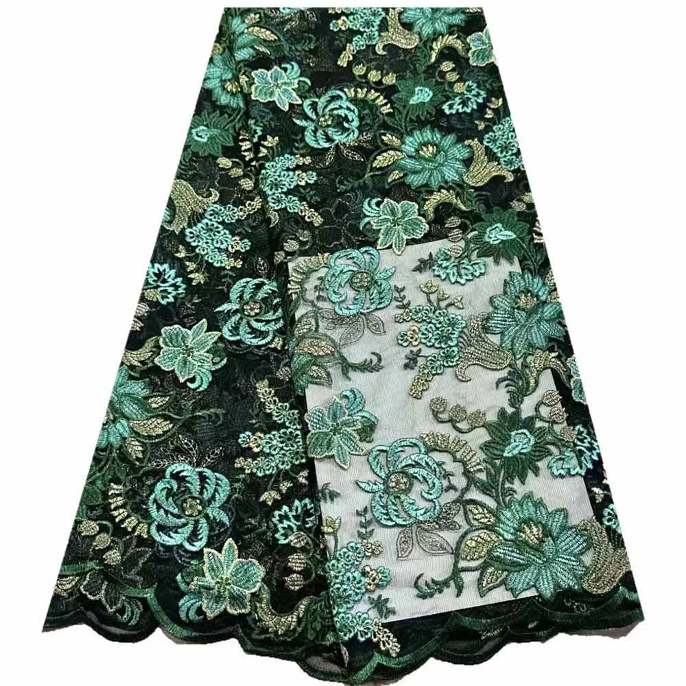 

African Lace Fabric Nigerian Free Shipping Embroidery Craft Sewing Wedding Banquet Trimming Party Dress Mesh Accessories Manual