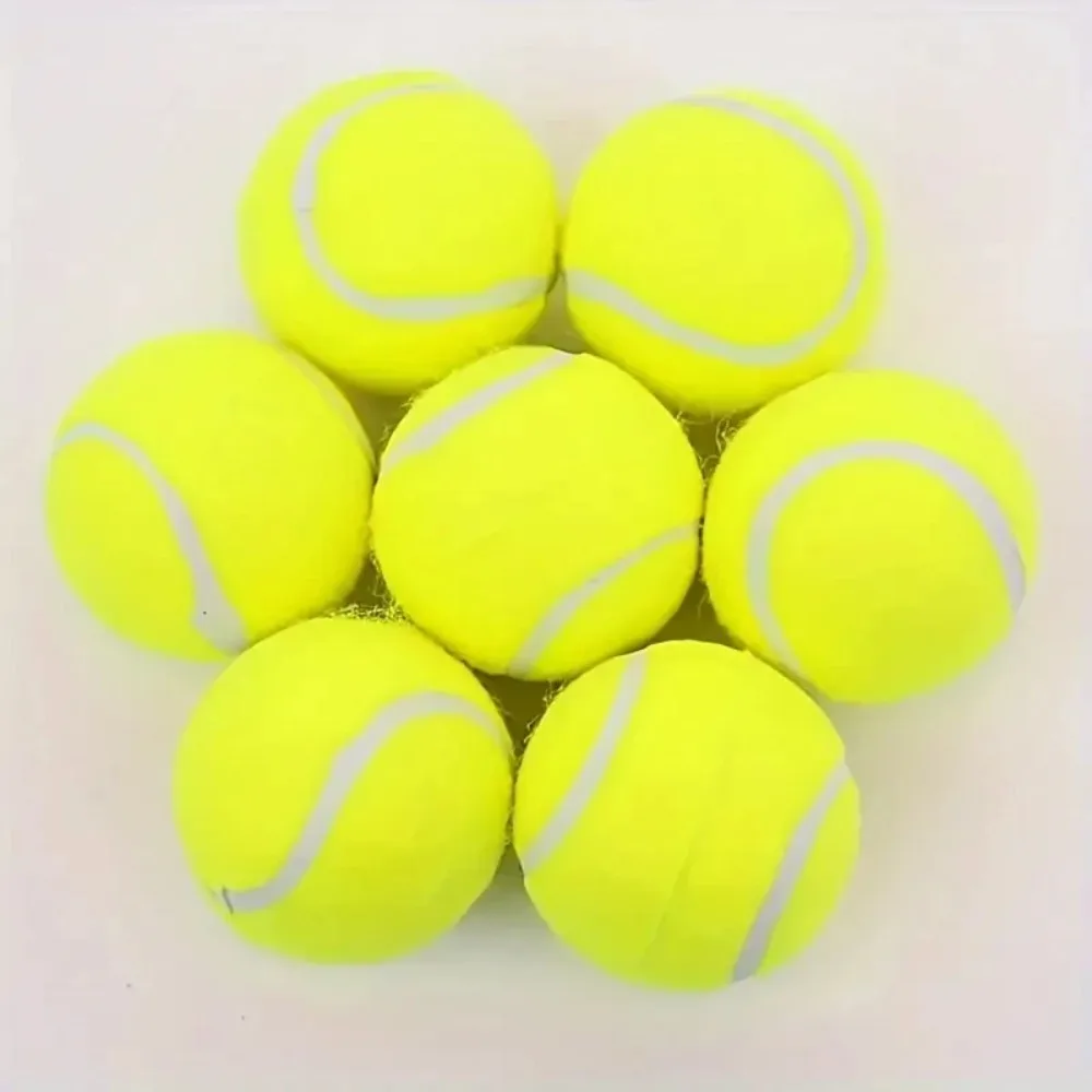 Rubber Tennis 3 Pcs Advanced Training Durable And Highly Elastic Suitable For Beginners