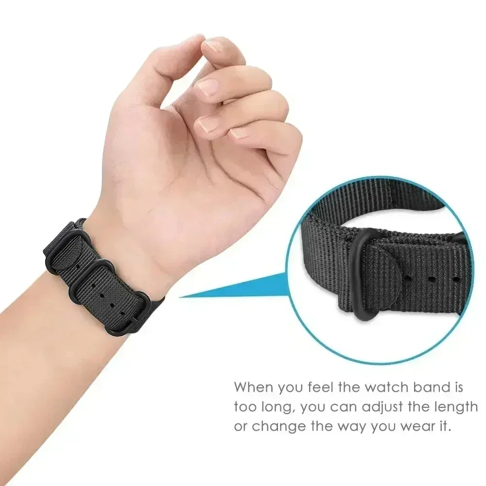 Durable Nylon QuickFit Watch Band – Universal 26mm Strap