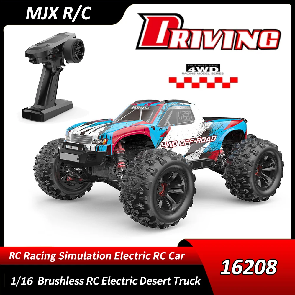 MJX Hyper Go 16208 RC Car,MJX 16208 1/16 RC Racing Truck.Brushless RC Drift  car Toys.