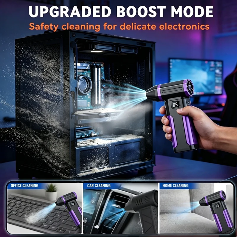 Turbo Jet Blower - High-Power Air Duster with Brushless Motor