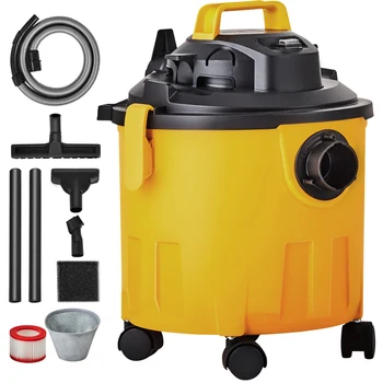 SucceBuy Shop Vacuum Wet And Dry 5 Gallon 6 Peak HP Wet/Dry Vac Powerful Suction with Blower Function with 2-in-1 Crevice Nozzle 1
