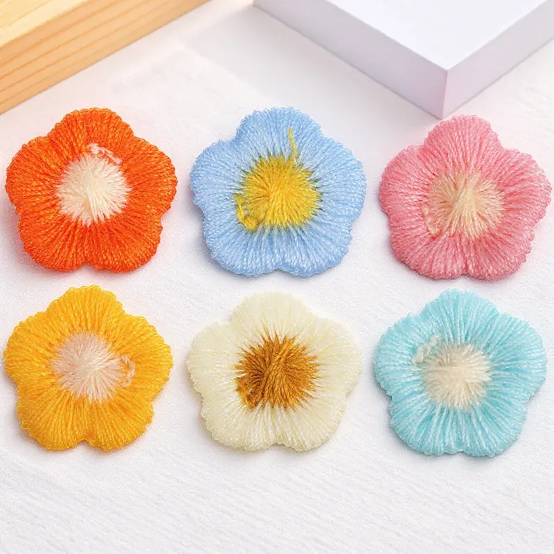 30Pcs 꽃 푸시 핀 코르크 보드 게시판 벽 디스플레이를위한 귀여운 장 엄지 못..