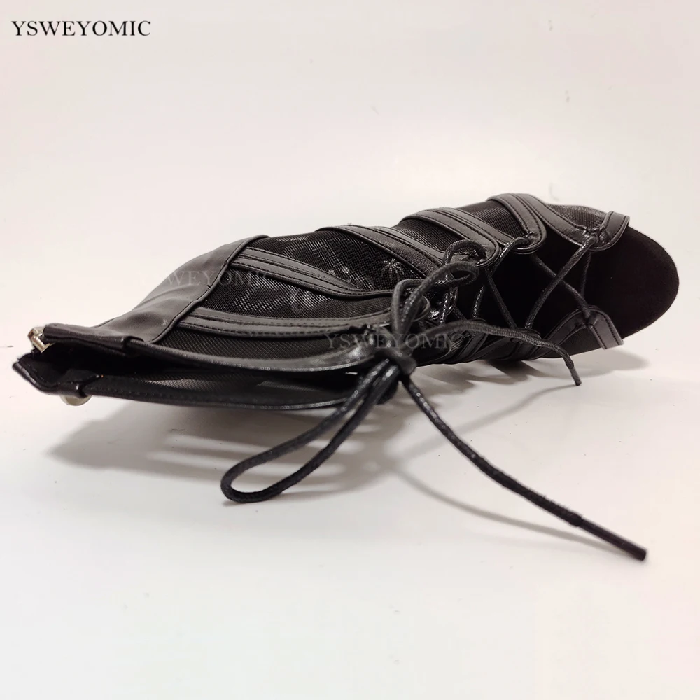 Black Leather Dance Boot 2022 High Quality Soft Thicker Insole Salsa Bachata Latin Dance Booties in 6-10cm Heels Dance Shoes