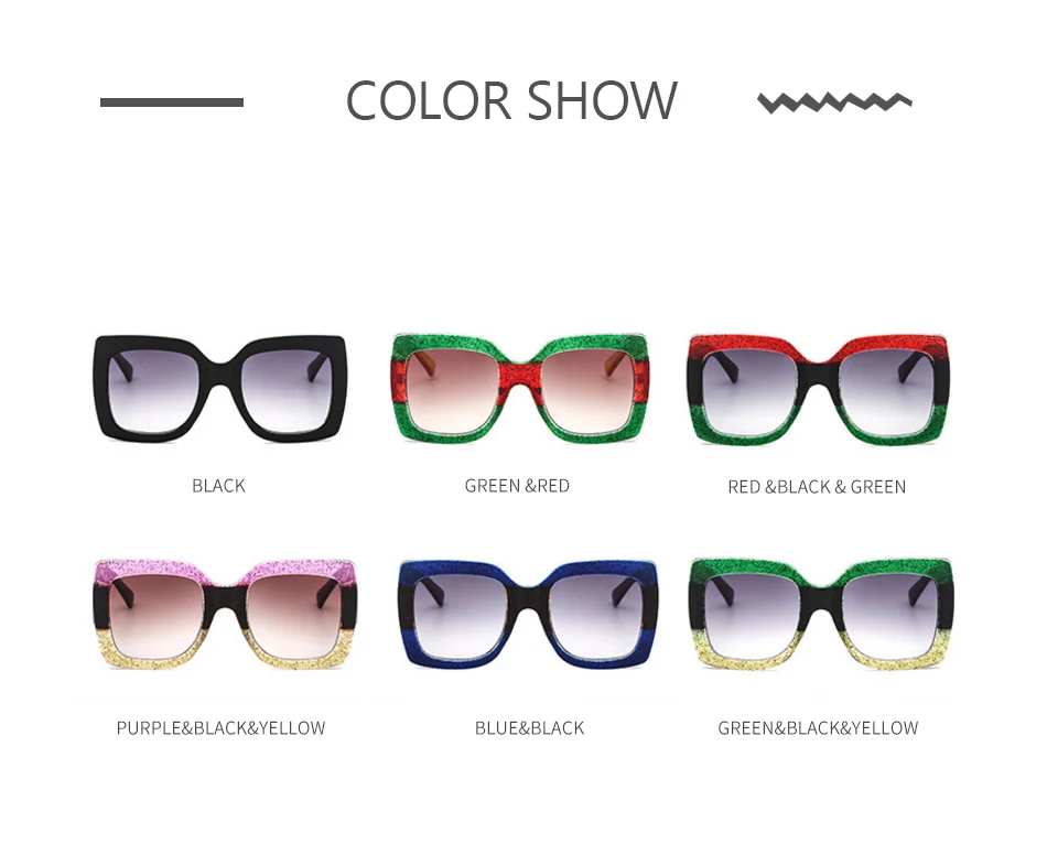Yoovos Oversized Sunglasses For Women Square Vintage Designer Shades_voghion.com