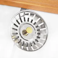 Stainless Steel Kitchen Sink Strainer Bathtub Hair Catcher Stopper Pool Bathroom Waste Sink Filter Plug Sink Accessories Tool 2
