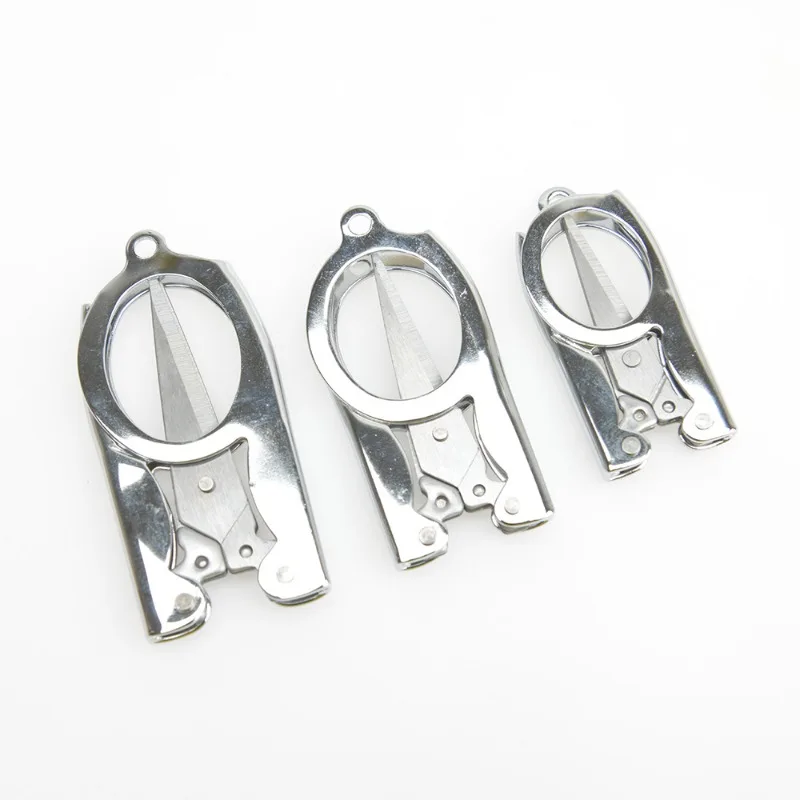 Portable Travel Multifunctional Stainless Steel Folding Small Scissors Home Use Mini Shear Sewing Thread Head Scissors