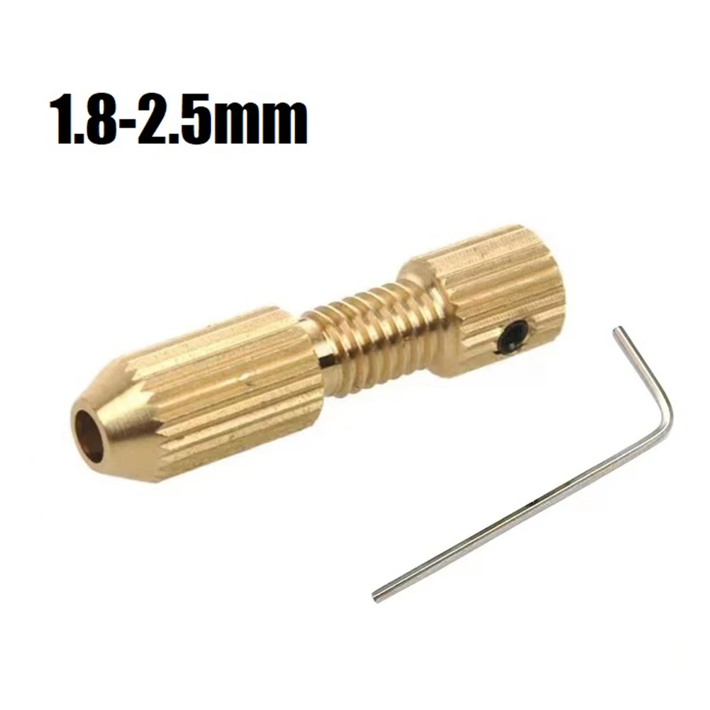 2.0mm Shaft Hole Brass Motor Shaft Chucks Adapter Mini Drill Brass Collet Copper Material Drill Collet For Use With Hand Drills tig welding welder torch kit accessories argon arc welding parts kit with tig cup collet body nozzle kit electrode