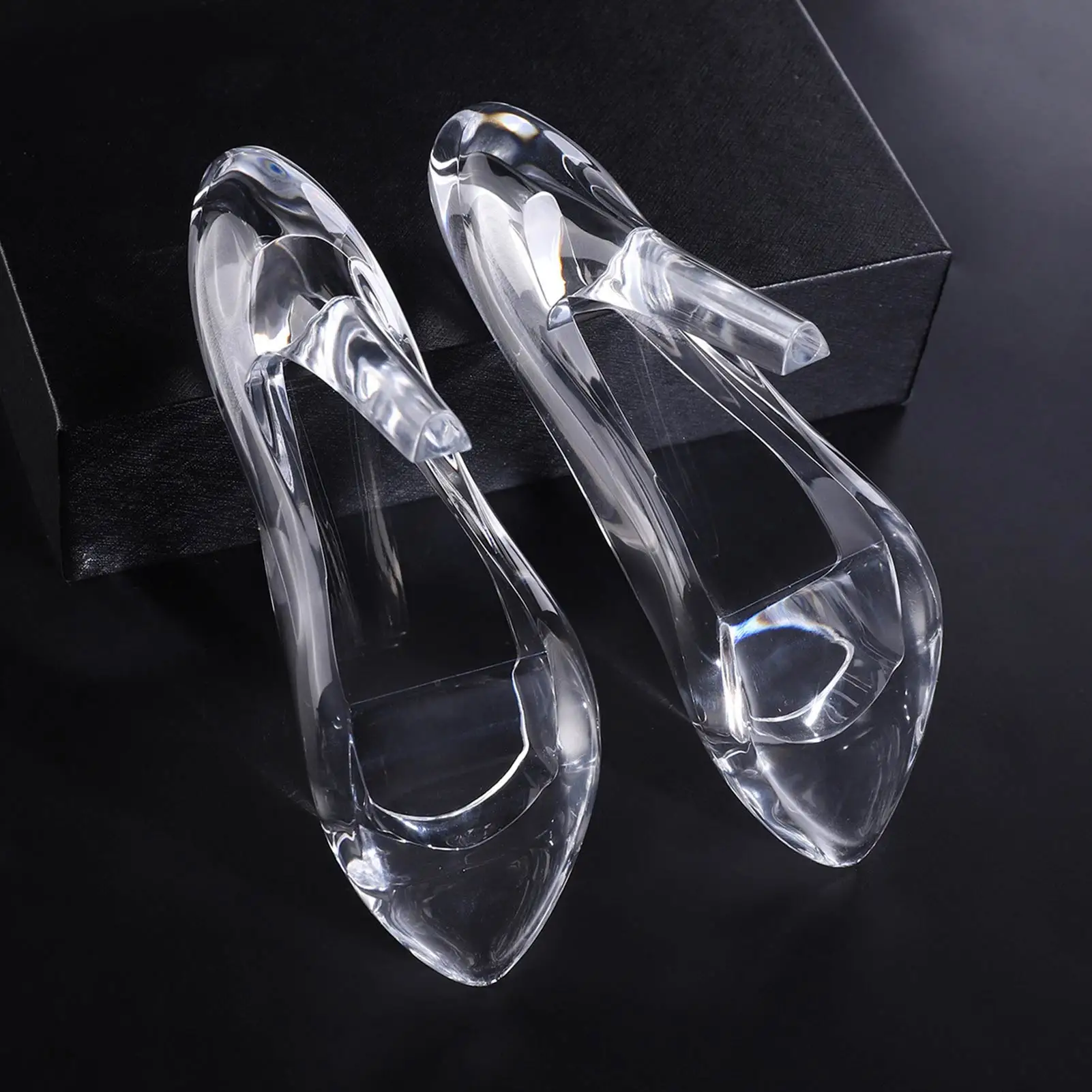 ガラスの靴 ハイヒール型装飾品 シンデレラ 結婚式 楽天市場】シンデレラ ガラスの靴 クリスタル CH-1 ハイヒール