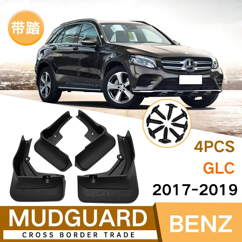 

Mud Flaps For Mercedes Benz GLC 2017-2019 MudFlaps Front Rear Fender Car Accessories