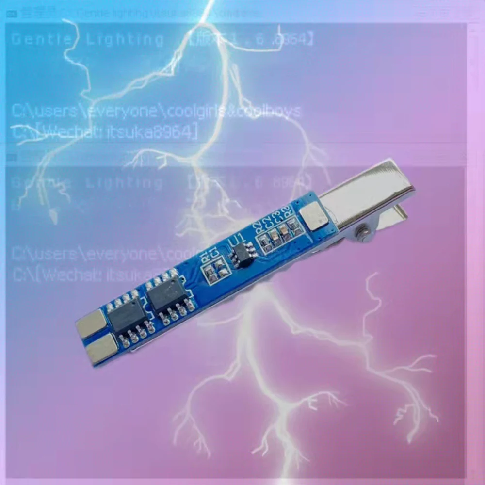 Y2K サイバーパンクチップ電子 E-girl 原宿パンクヘアクリップ