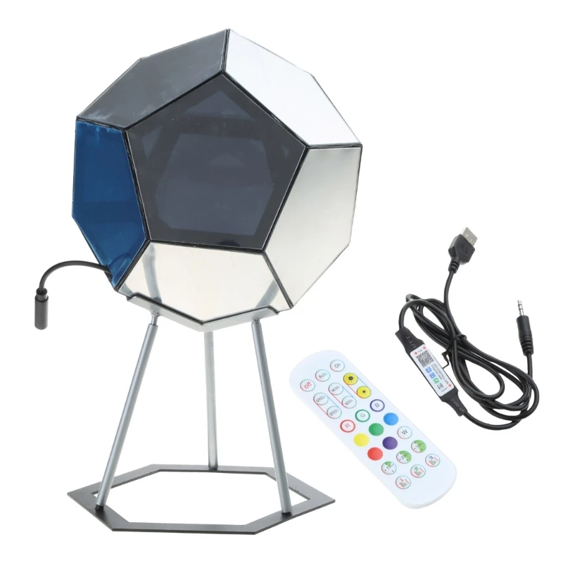 

Unique Dodecahedron Night Lamp Usb Charging Gaming Light for Bedroom Decor