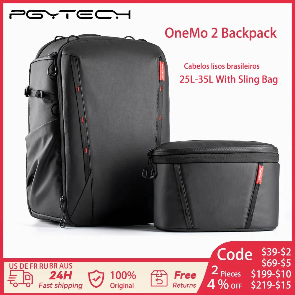 

Рюкзак PGYTECH OneMo с двумя камерами и наплечной сумкой для ноутбука 16 дюймов для фотографов водонепроницаемый рюкзак для дрона для Dji Air 3