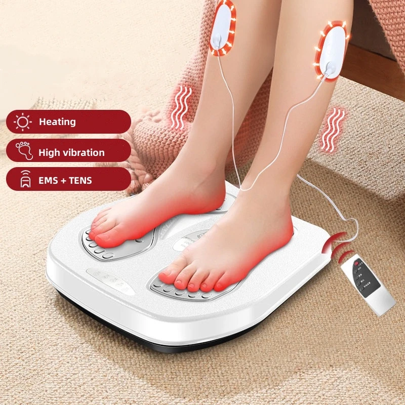 Electric Vibration Foot Leg Trainer with Heat for Circulation