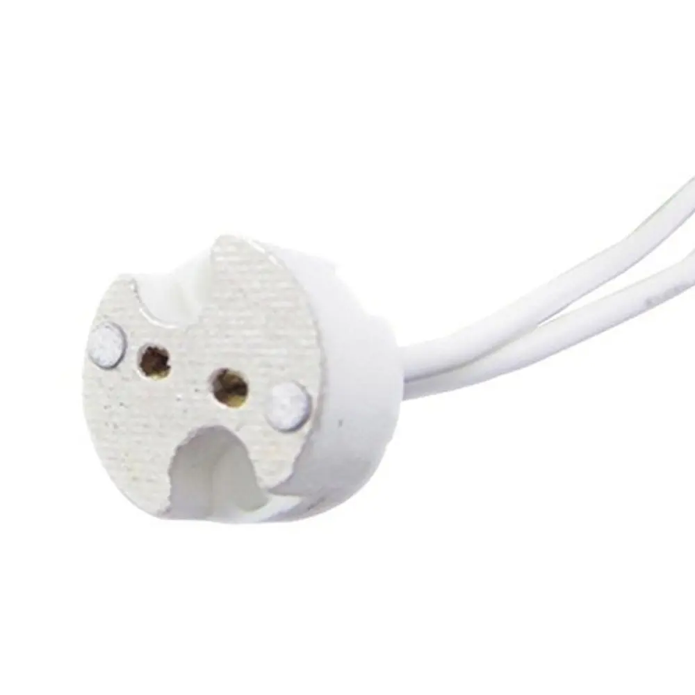 Mr16 Socket, G4 Gu5.3 Light Socket, Ceramic With 10cm Silicon Wire